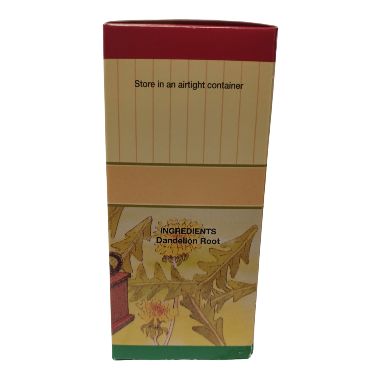 Cotswold Health Products Dandelion Coffee 100g/200g ingredients side packaging