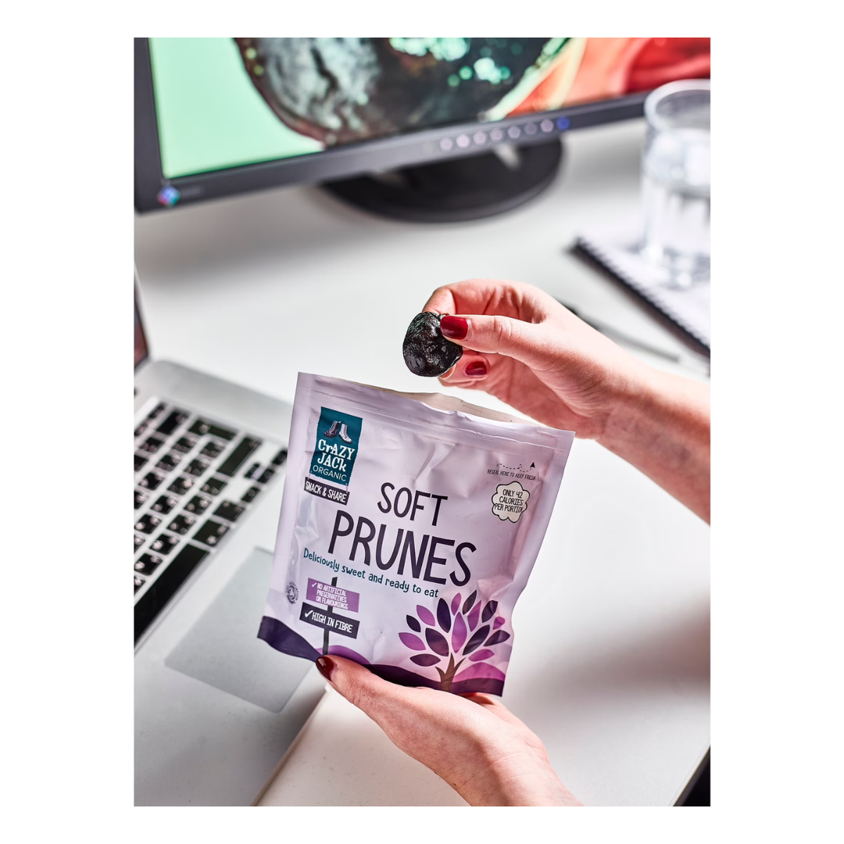 Crazy Jack Organic Soft Prunes 200g lifestyle image 3