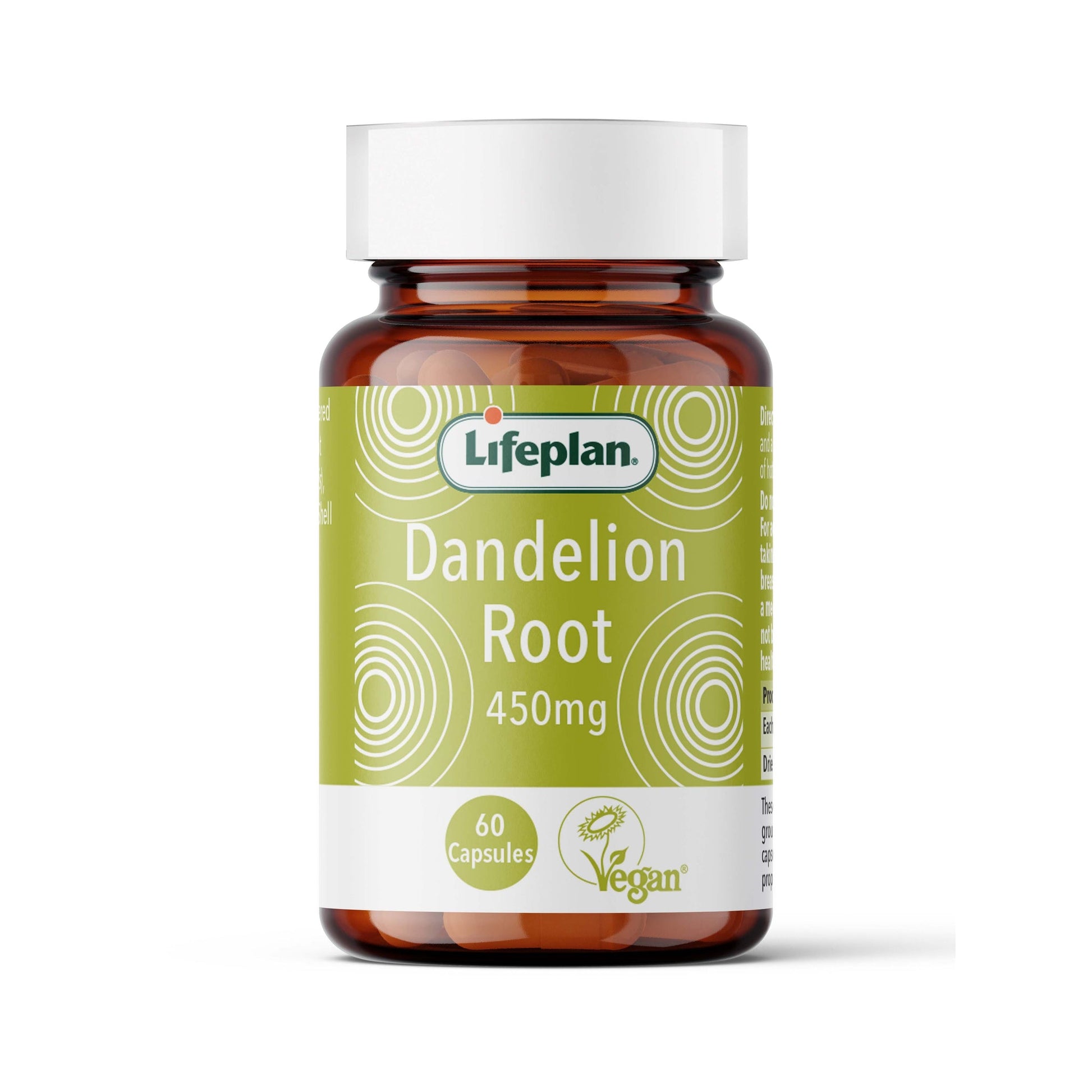 Dandelion Root 450mg 60 Capsules - Lifeplan