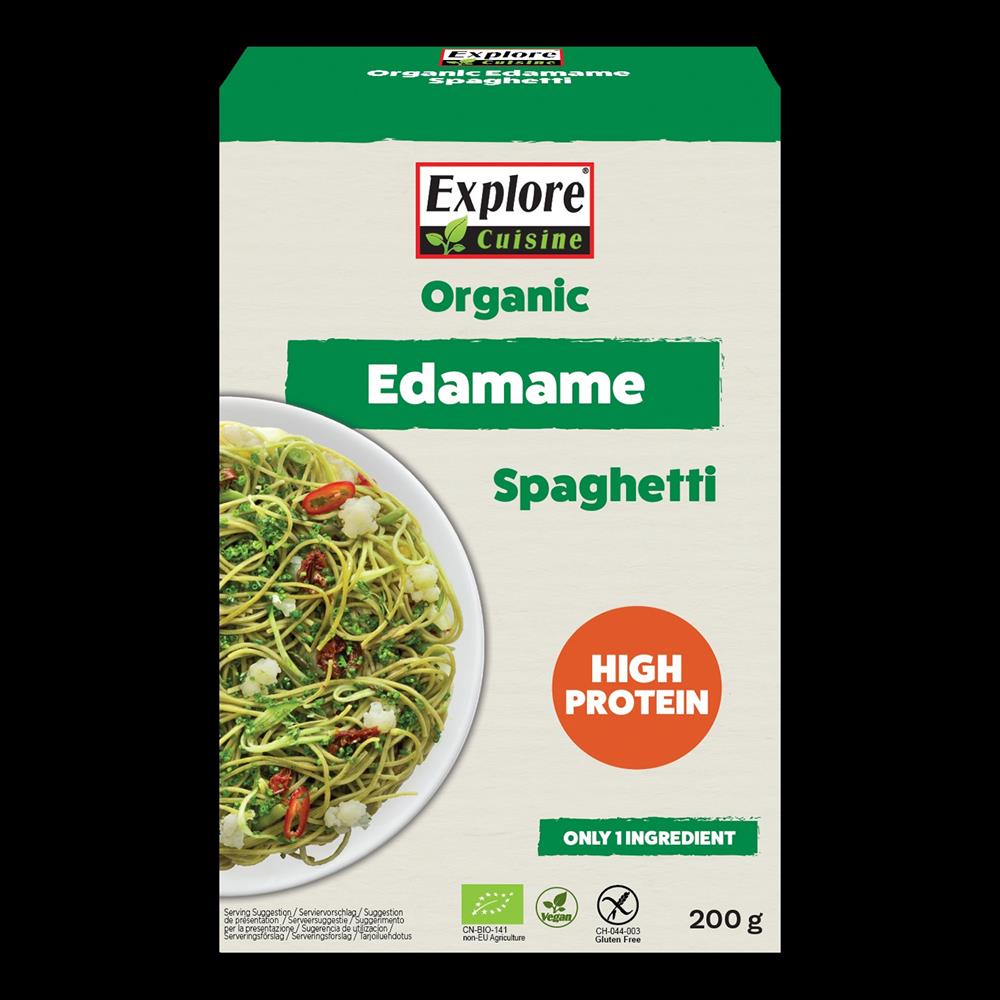 Explore Cuisine Organic Edamame Spaghetti 200g — gluten-free, organic, high protein