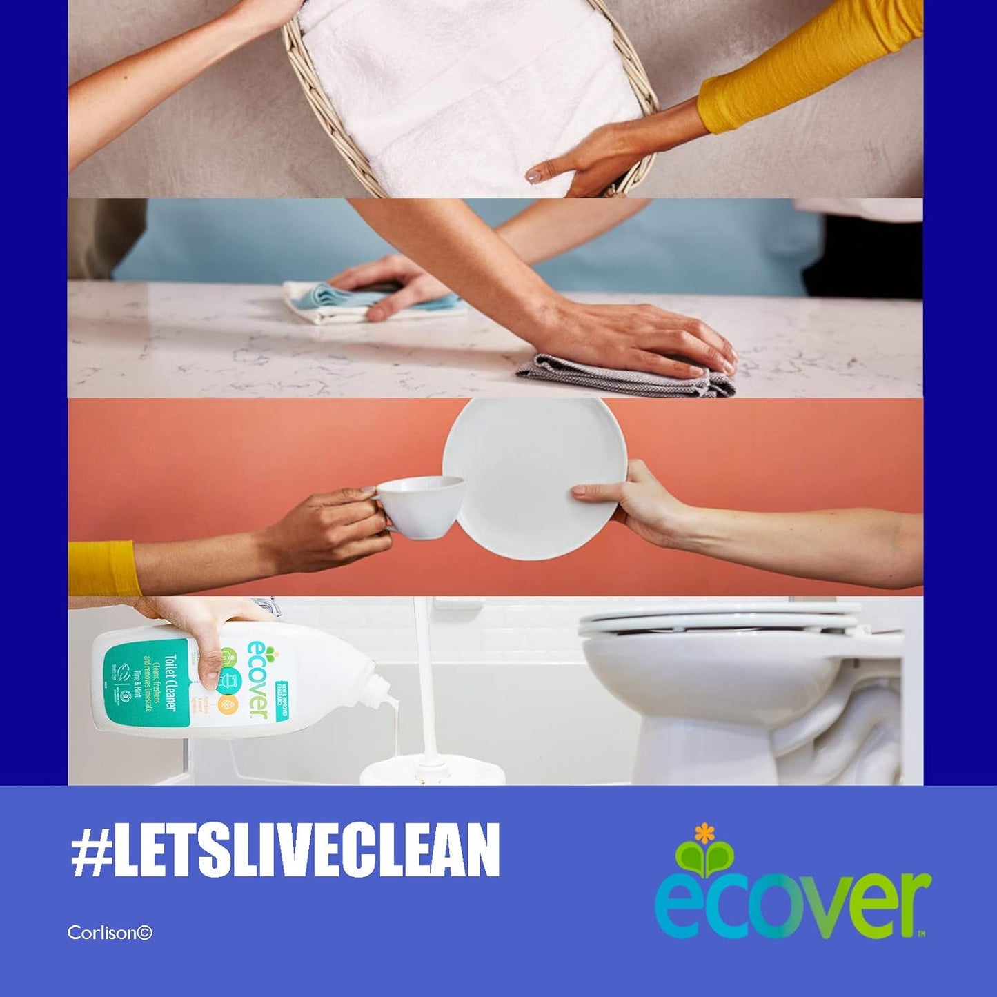 Ecover Non-Bio Liquid Gentle Fragrance Laundry Liquid 56 Washes 5L #letsliveclean