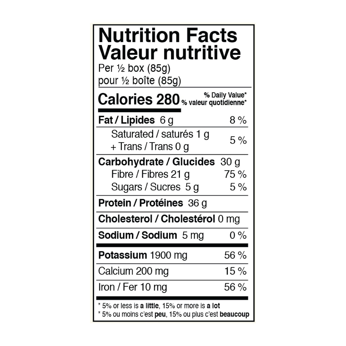 Explore Cuisine Edamame & Mung Bean Fettuccine — nutrition facts