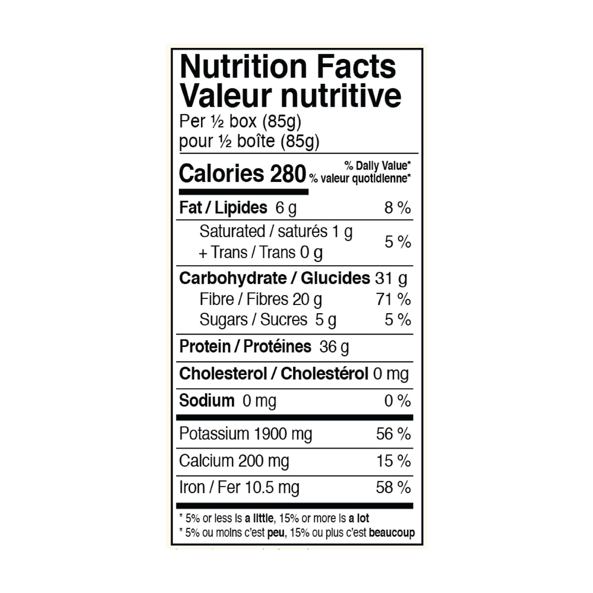 Explore Cuisine Edamame Spaghetti — nutrition facts