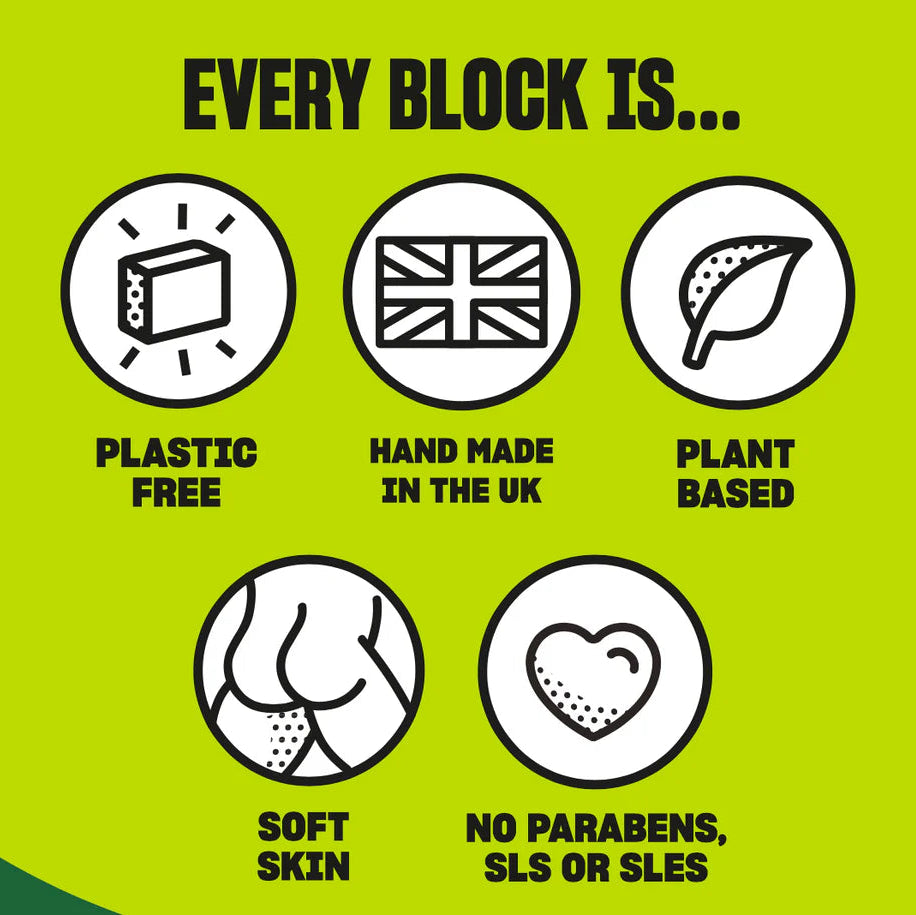 Totally Solid Shower Gel: Lime & Sandalwood - Plastic Free