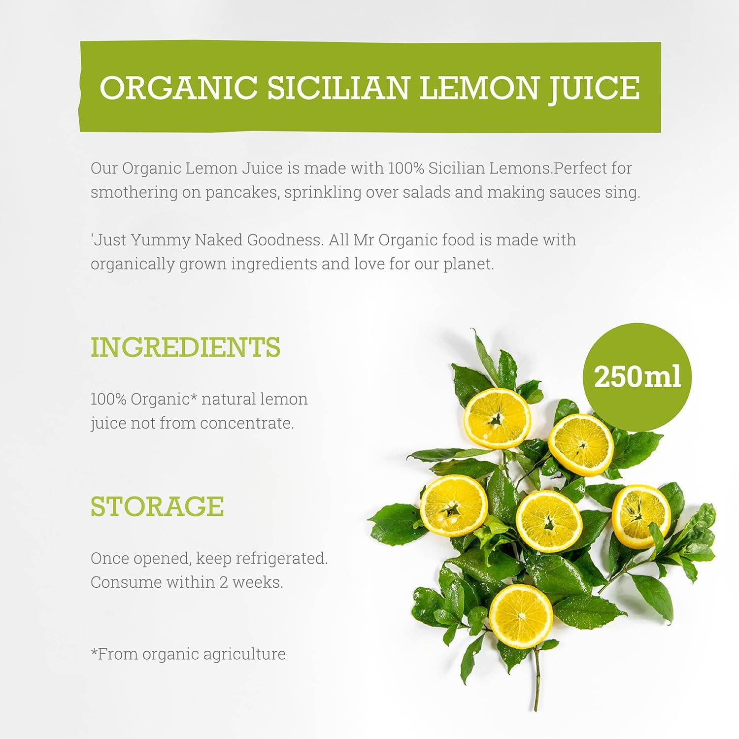 Sicilian Lemon Juice 250ml