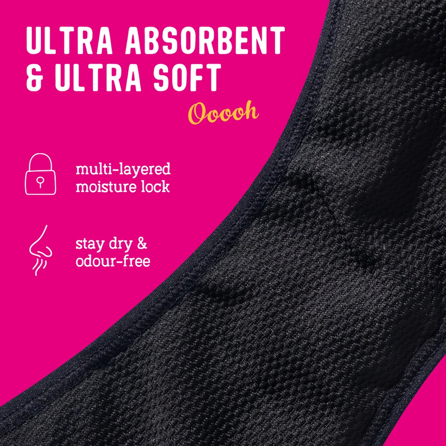 Period Pants – Black 7 Sizes