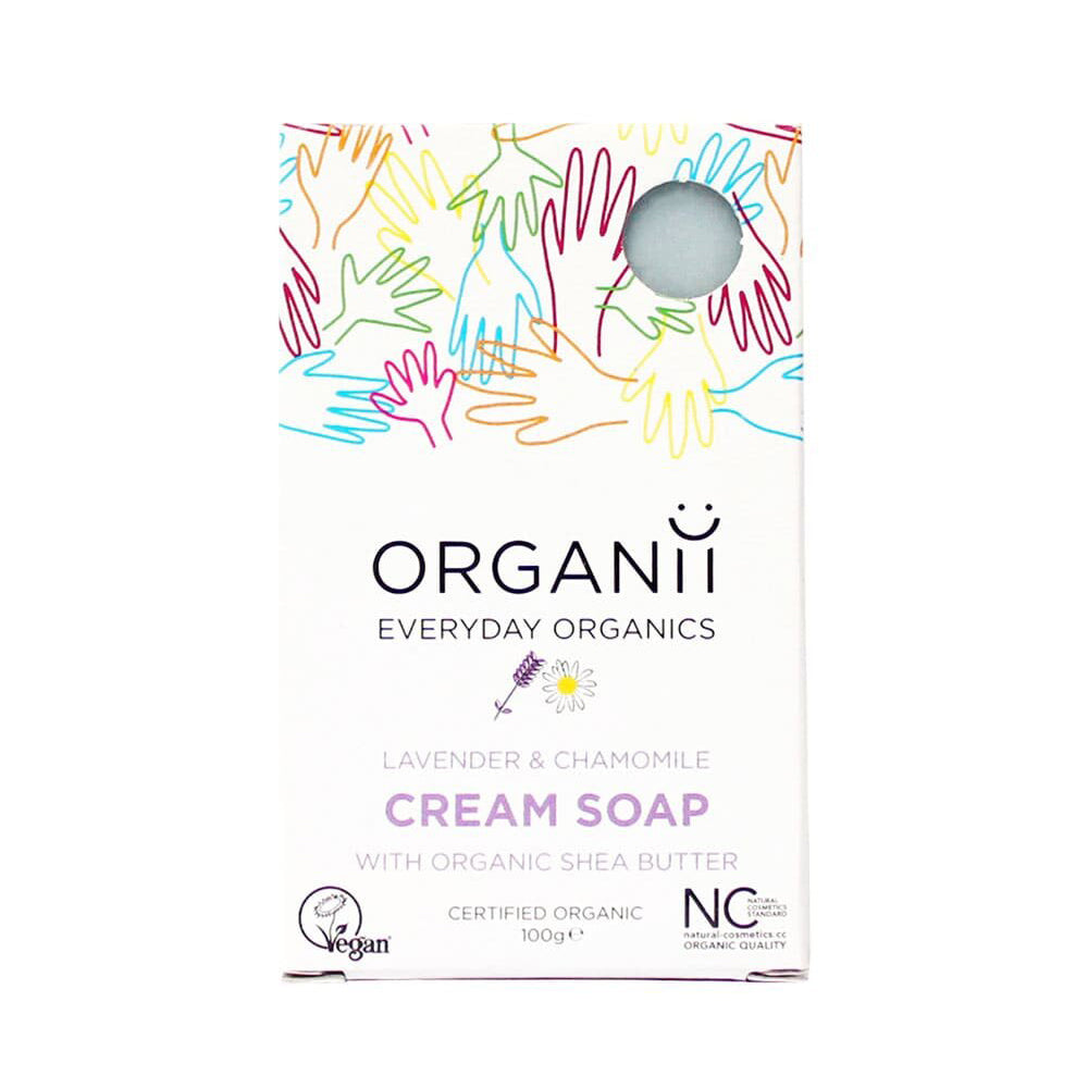 Organii Organic Lavender & Chamomile Cream Soap 100g
