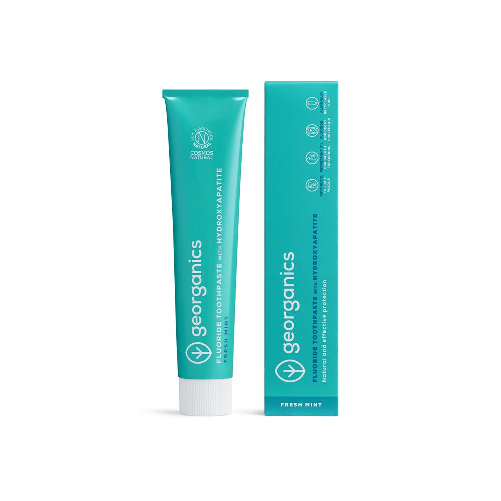 Georganics Toothpaste with Hydroxyapatite Fresh Mint & Fluoride 75ml