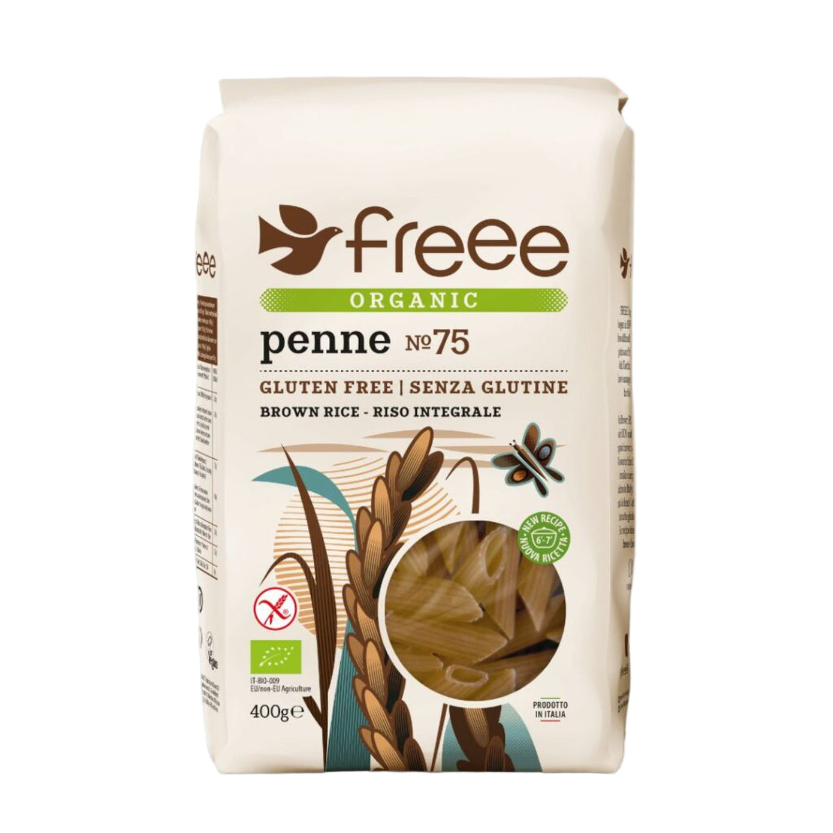 Organic Brown Rice Penne Gluten Free Pasta 400g
