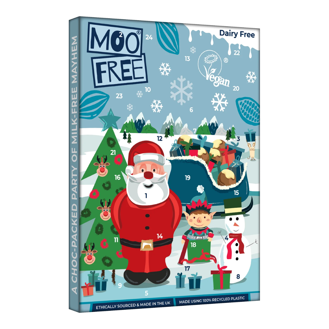 Moo Free White Chocolate Alternative Advent Calendar 70g