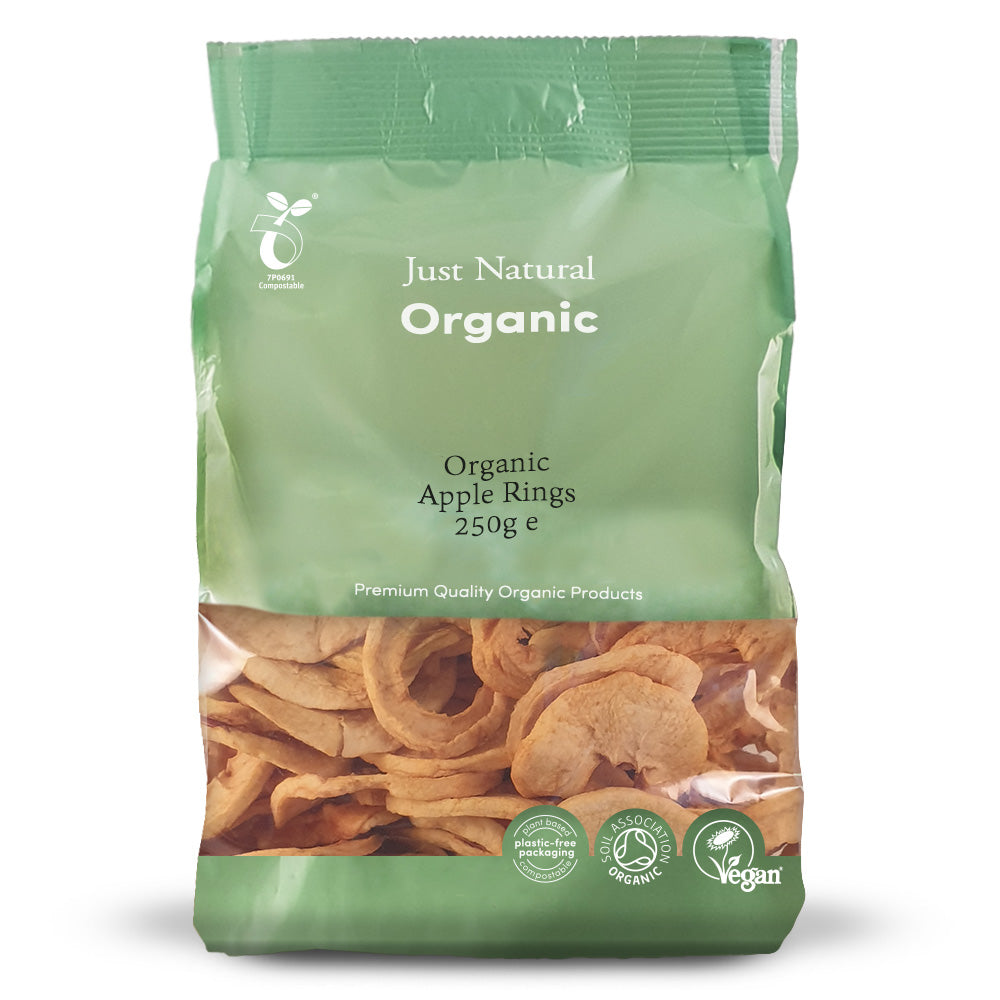 Just Natural Organic Apple Rings 125g