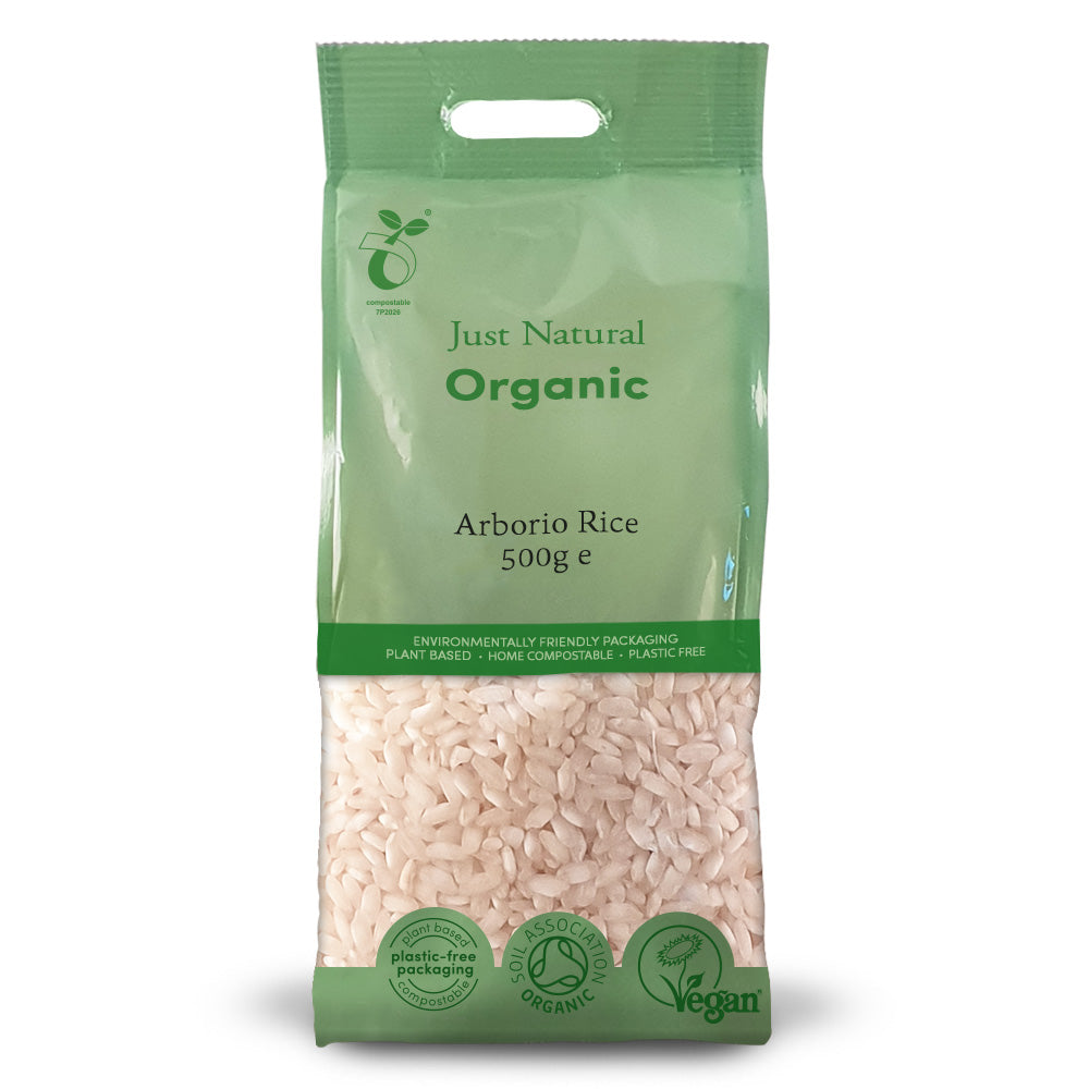 Just Natural Organic Risotto Rice Arborio 500g