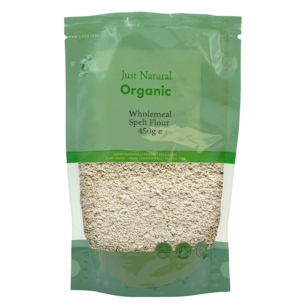 Just Natural Organic Wholemeal Spelt Flour 450g