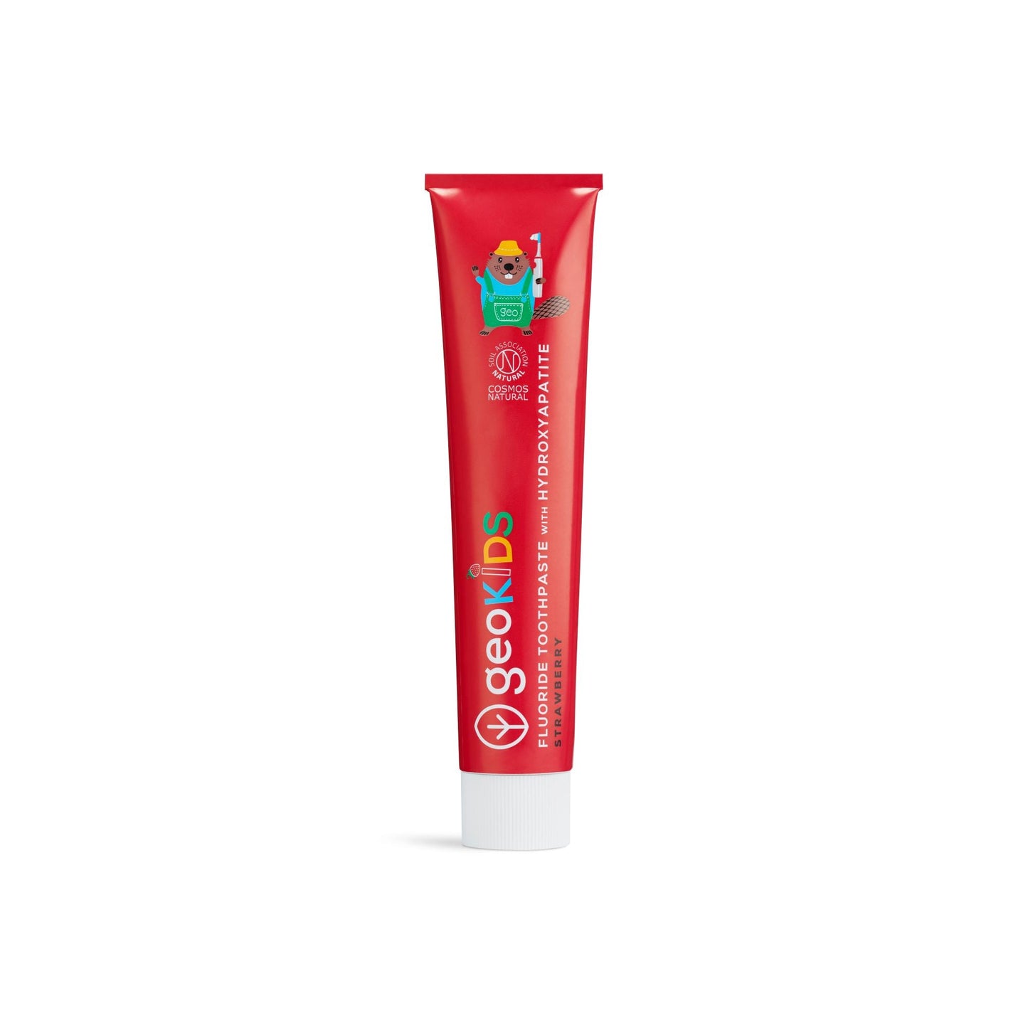Georganics Kids Strawberry Fluoride Toothpaste — lifestyle