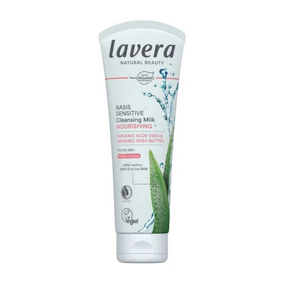 Lavera Basis Sensitiv Cleansing Milk 125 ml bottle