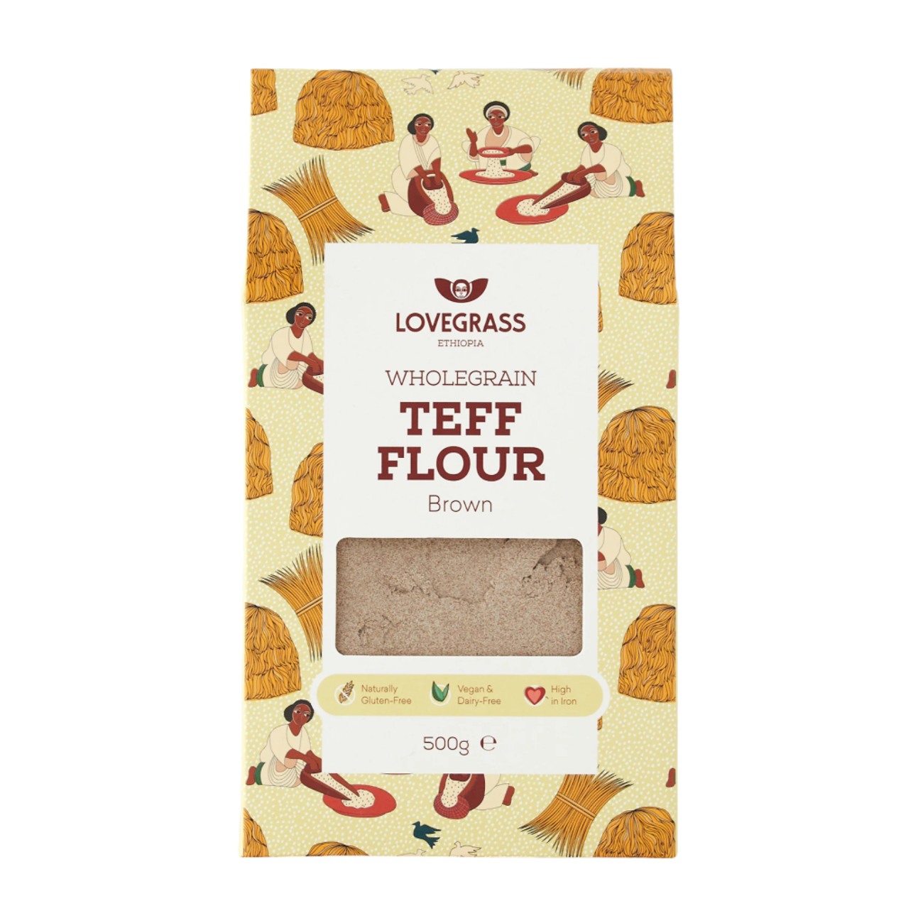 Wholegrain Brown Teff Flour 500g