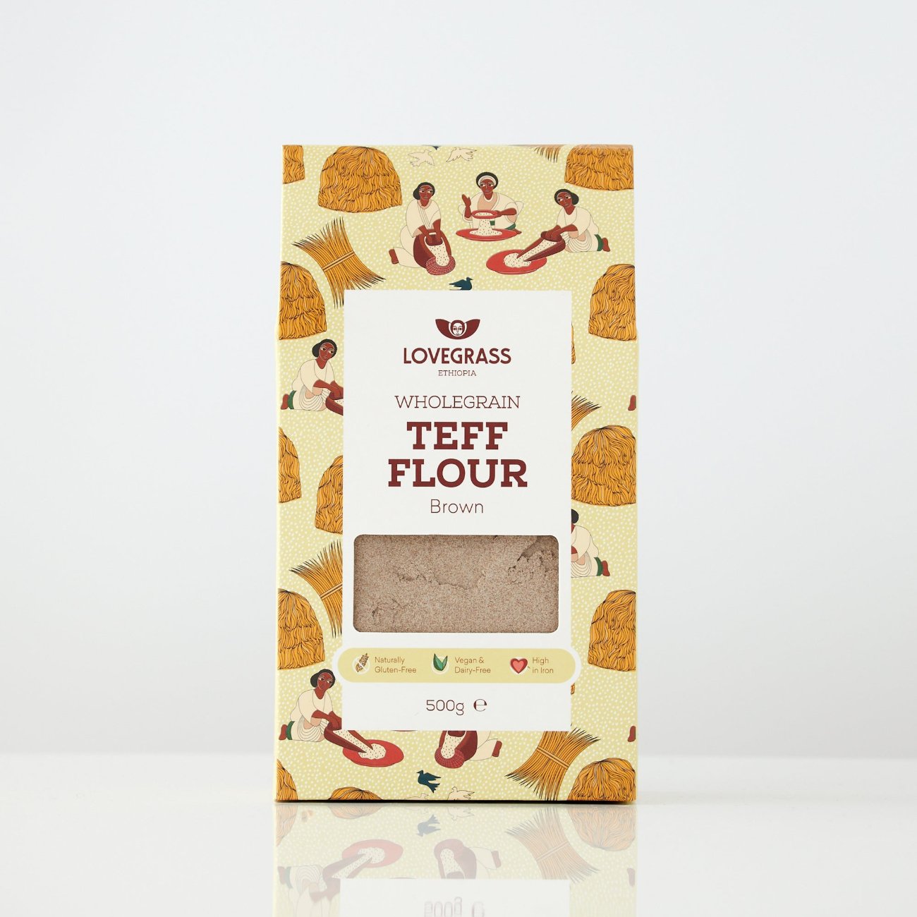 Wholegrain Brown Teff Flour 500g