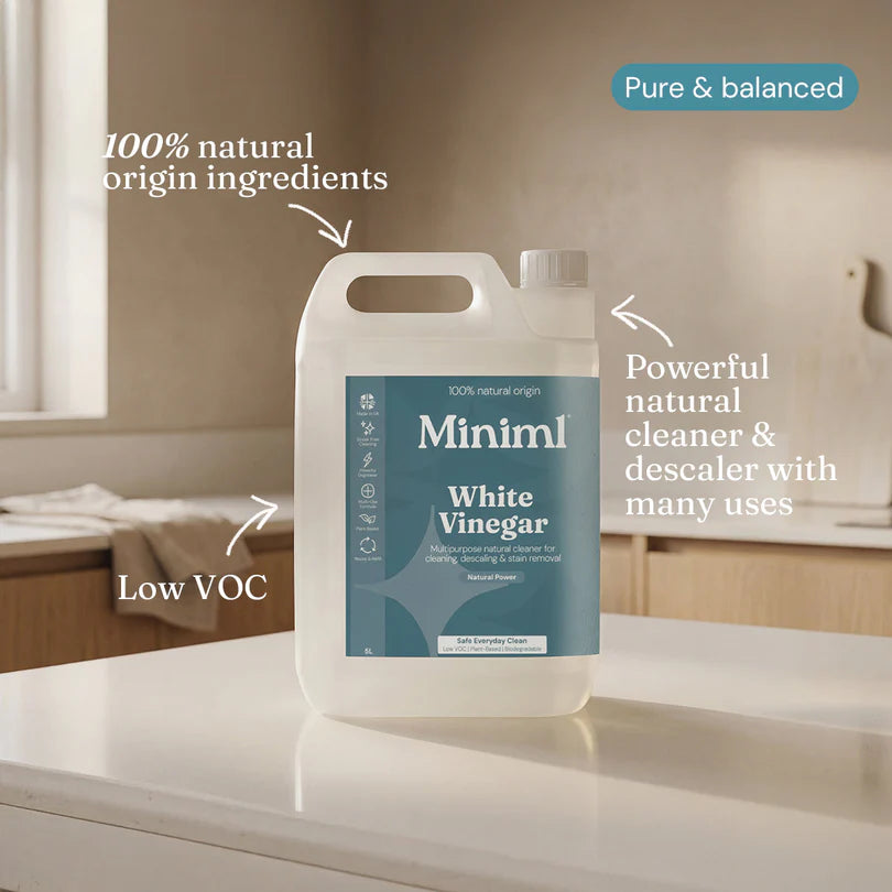 Miniml White Vinegar Refill 5L 100% natural origin ingredients