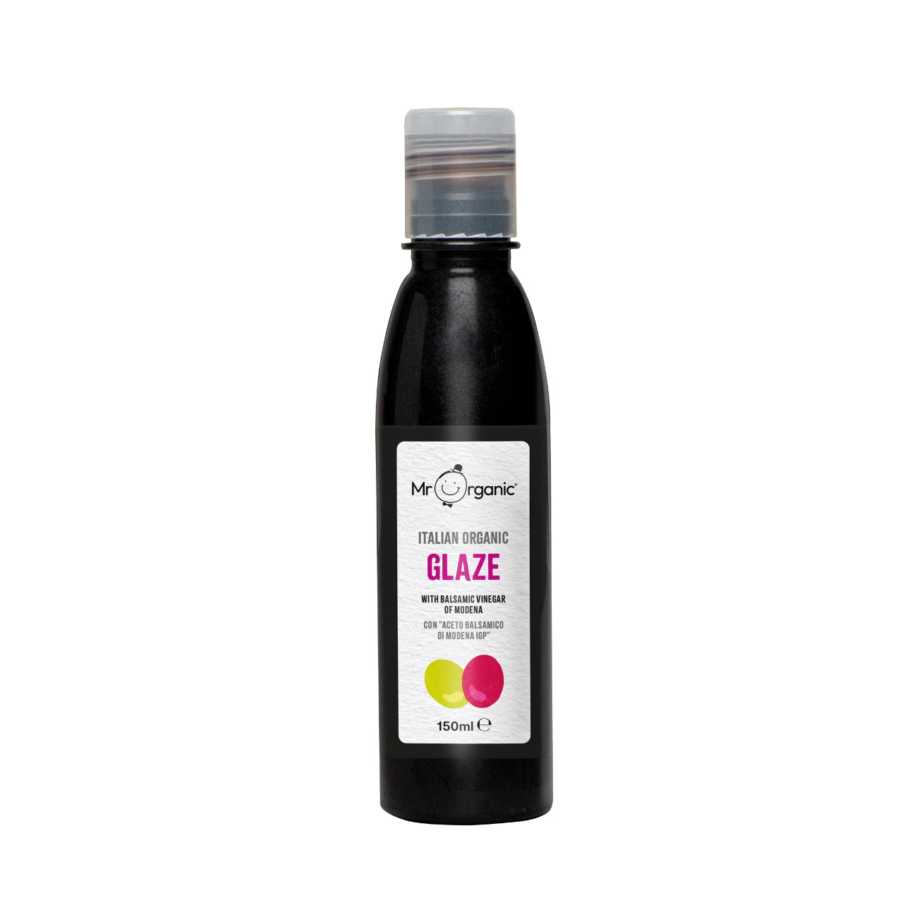 Mr Organic Glaze with Balsamic Vinegar of Modena 150ml front packaging