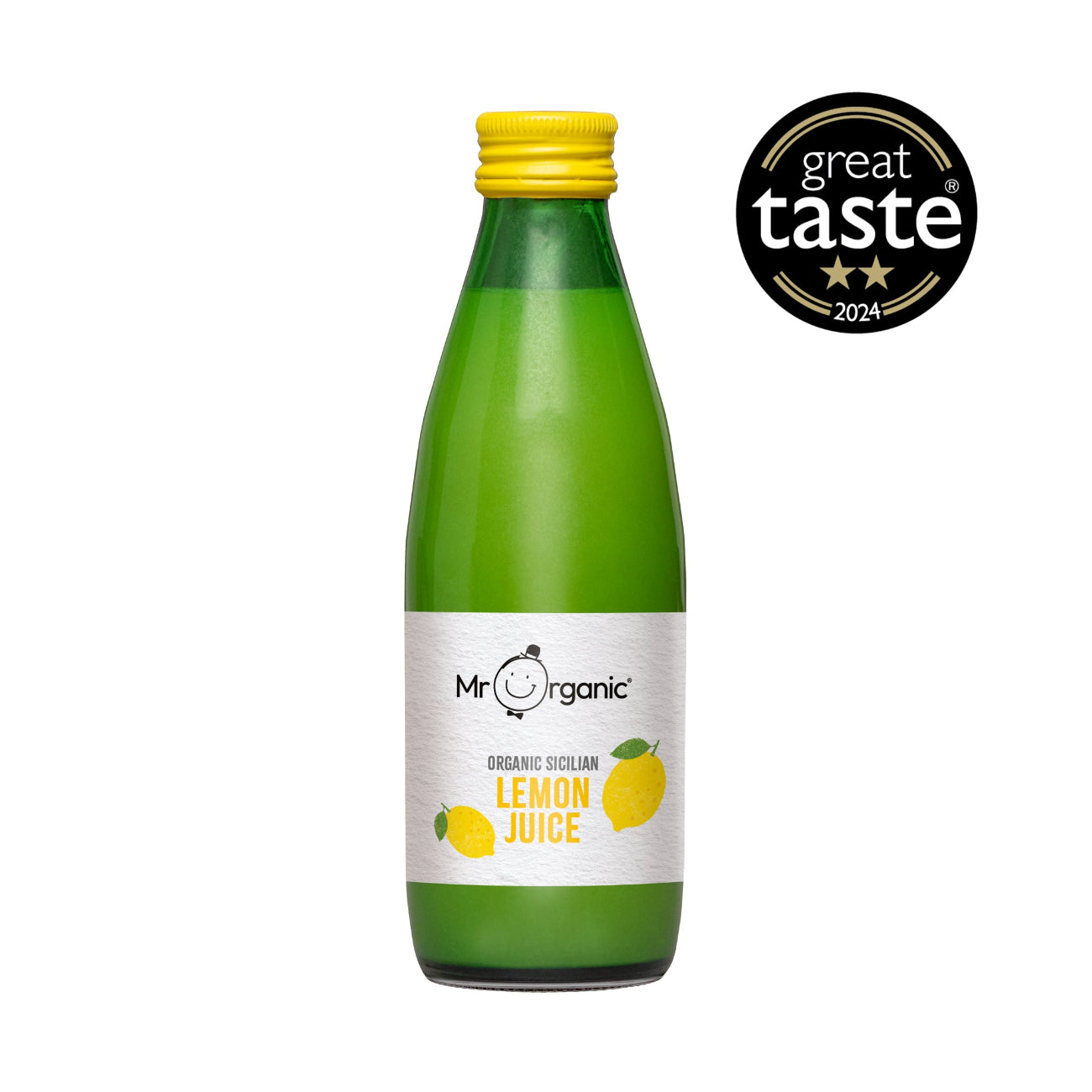 Mr organic Sicilian Lemon Juice 250ml front packaging