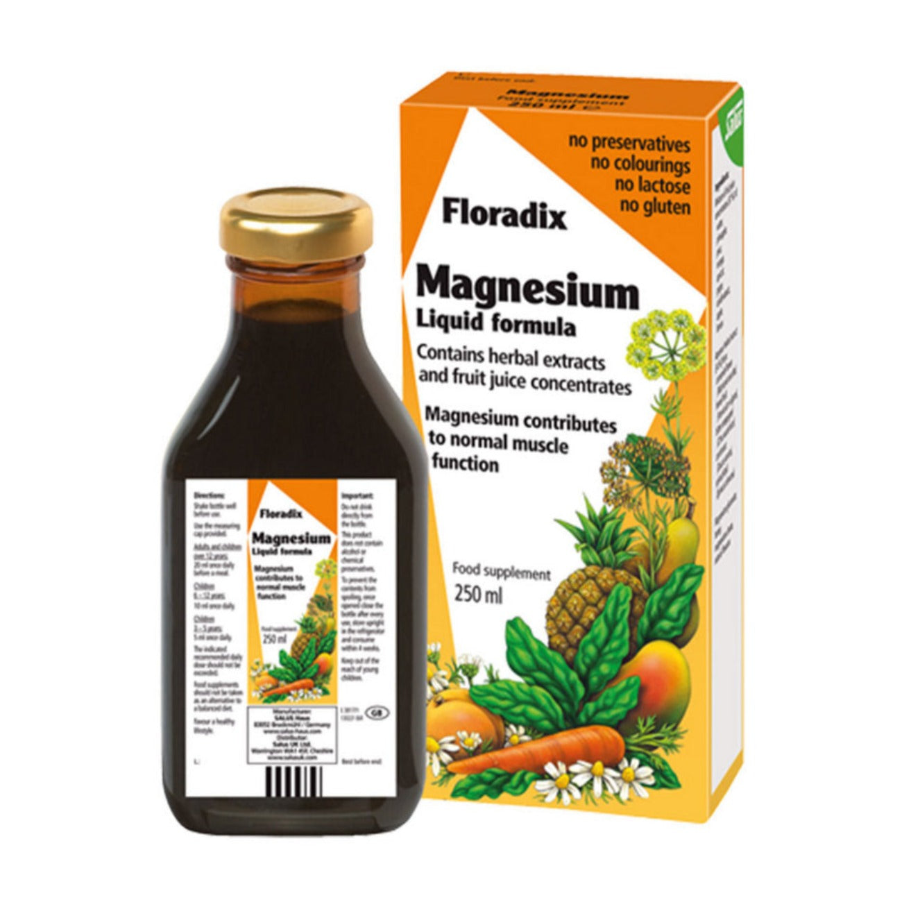 Magnesium Liquid Mineral Supplement 250ml