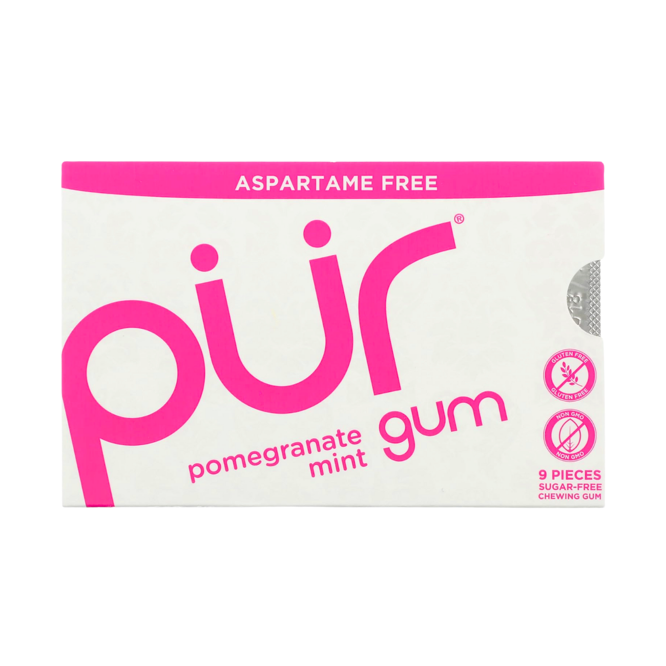 Pomegranate & Mint Gum Blister Pack 9 Pieces