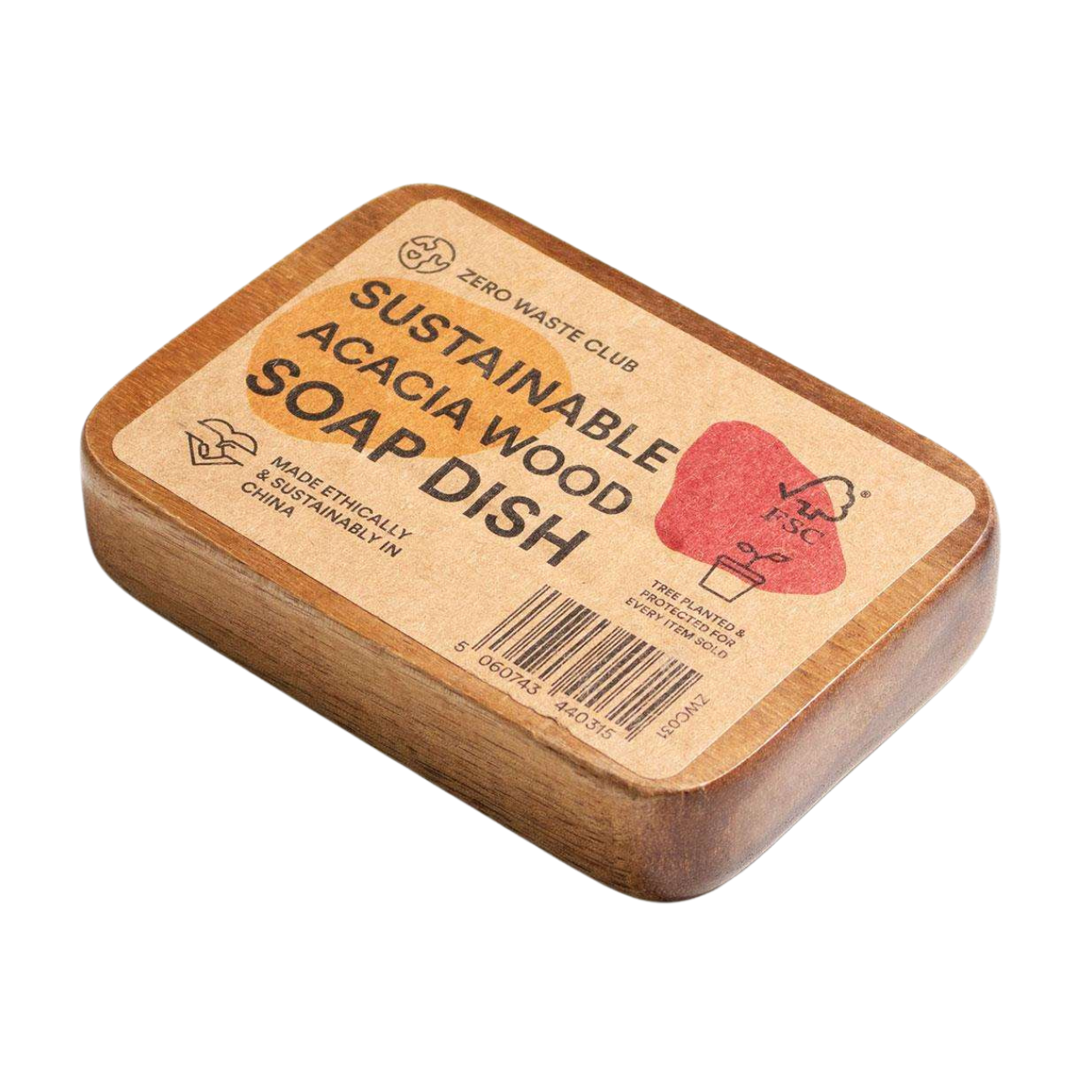 Acacia Wood Soap Dish