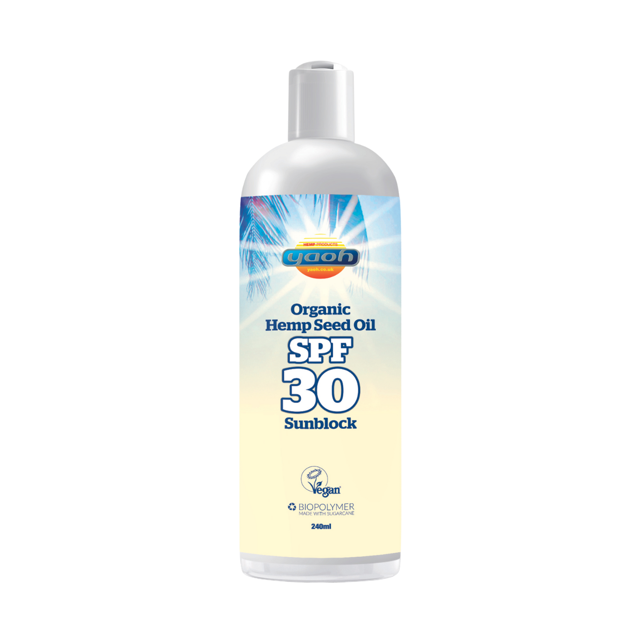 Yaoh Sunscreen Hemp Seed Oil SPF30 240ml