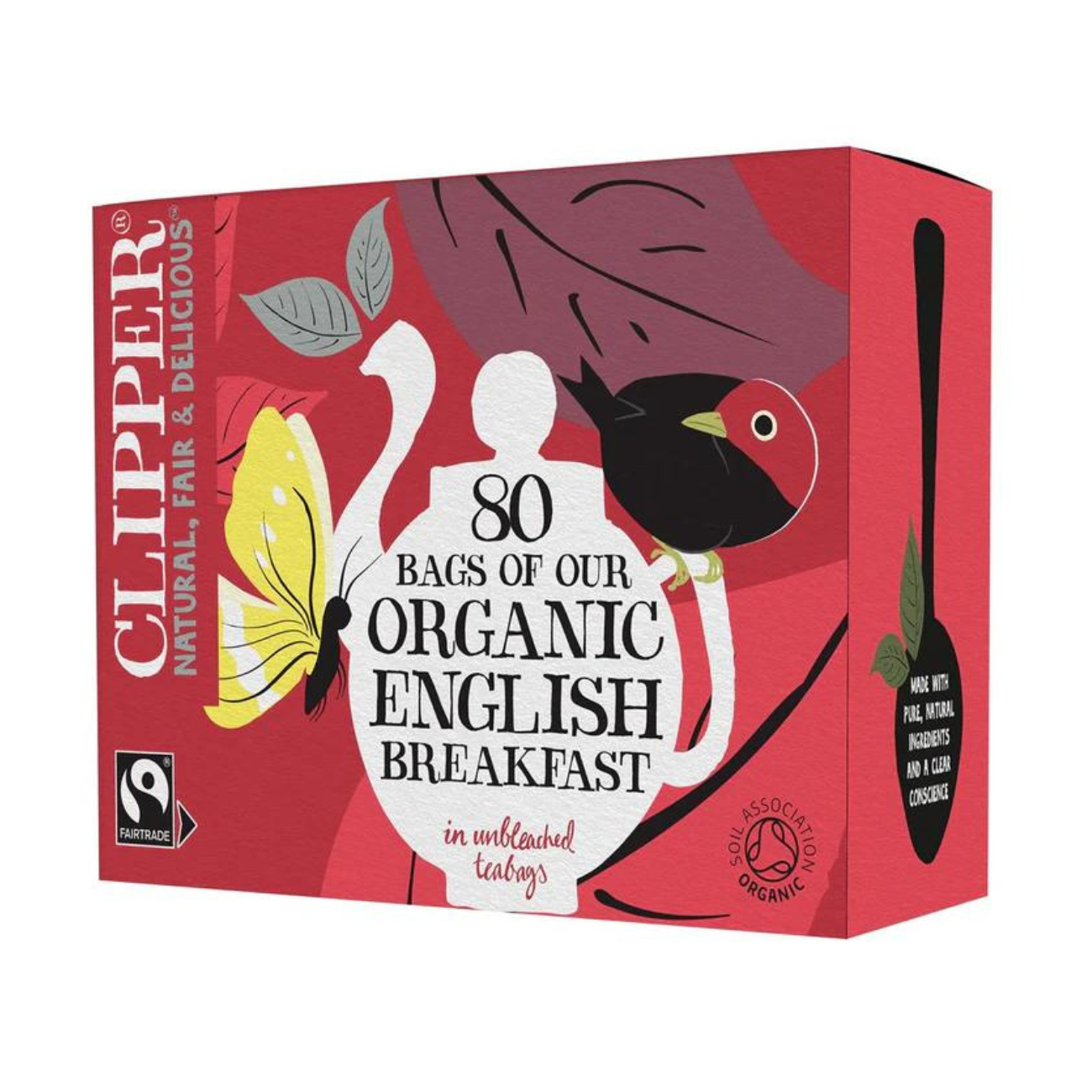 Fairtrade English Breakfast Black Tea 80 Bags