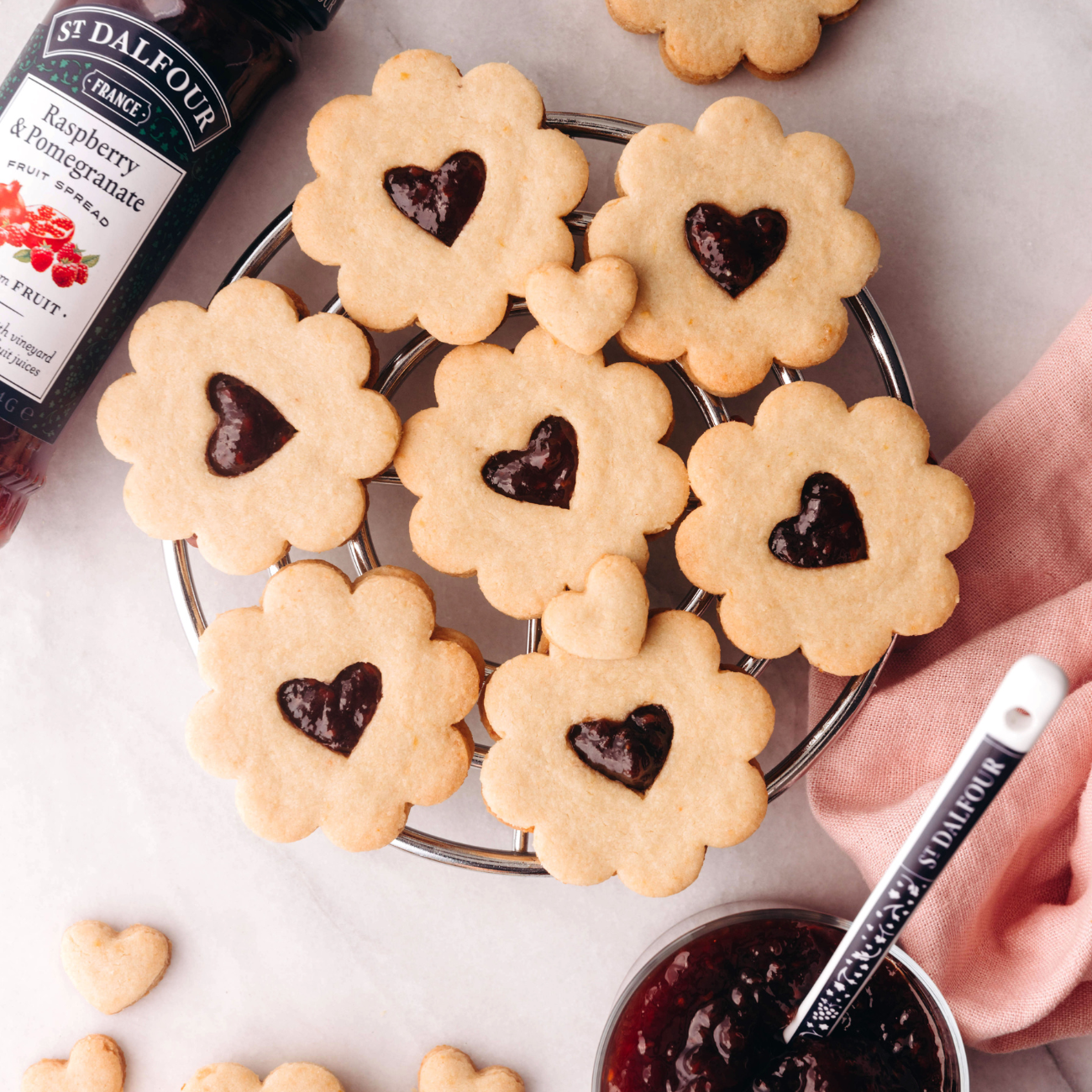 Raspberry & Pomegranate Fruit Spread 284g - St Dalfour - Fruit Spread - Eco Natural Products