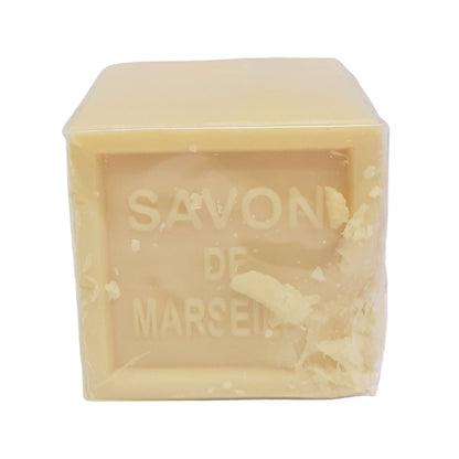 Marseille Soap Beige 600g Damaged Cube – Front View