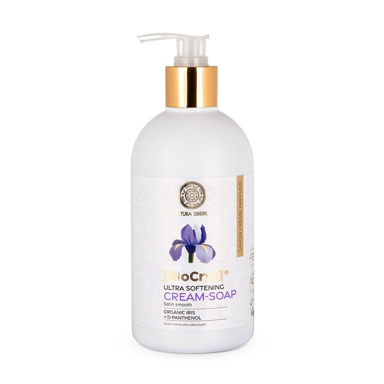 Natura Siberica BioCryo Satin Smooth Cream Soap 500ml front packaging