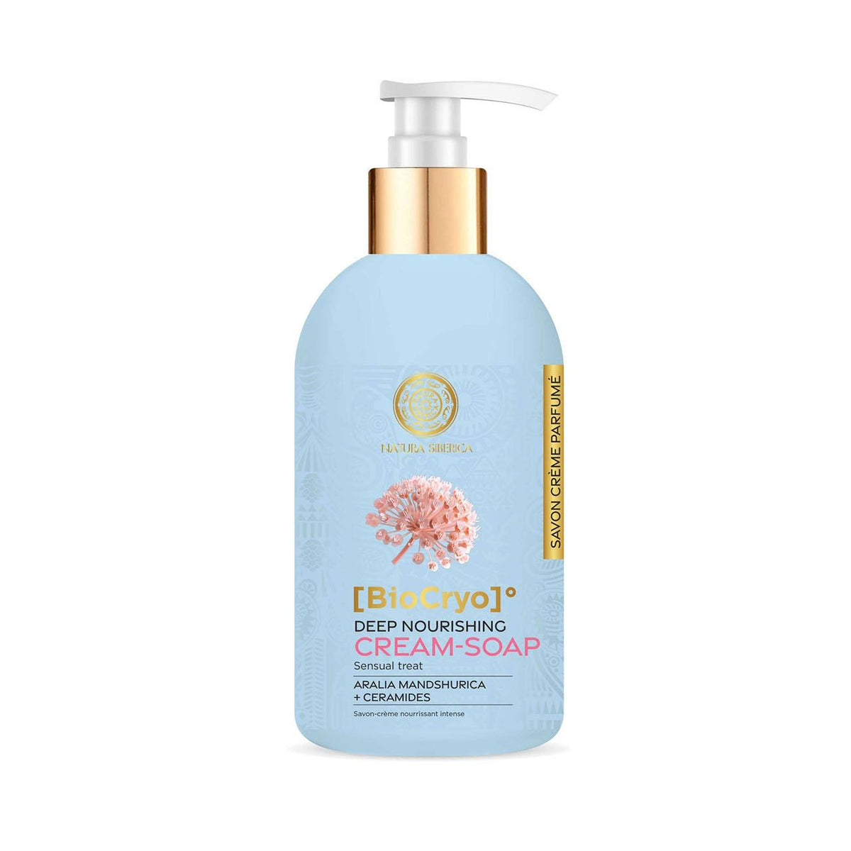 Natura Siberica BioCryo Sensual Treat Cream Soap 500ml front packaging