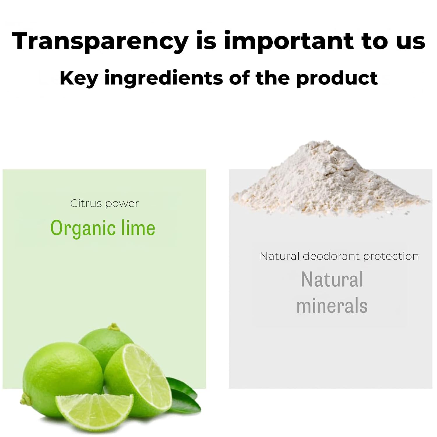 Natural & Refresh Deo Roll On 50ml key ingredients