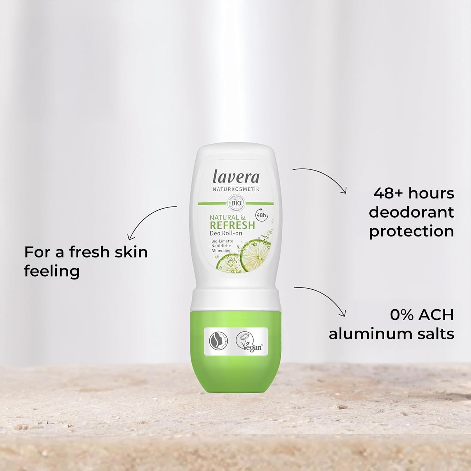 Natural & Refresh Deo Roll On 50ml with benefits