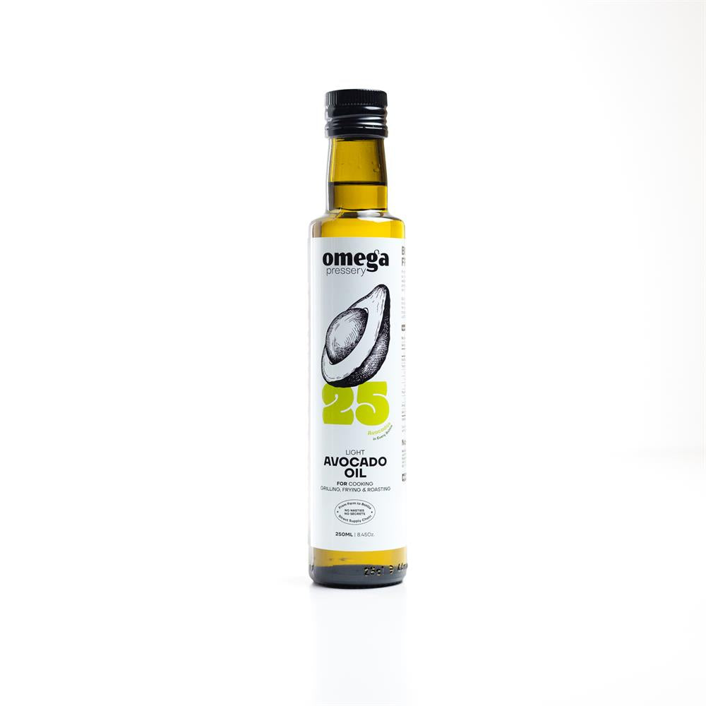 Avocado Oil Light 250ml by Omega Pressery