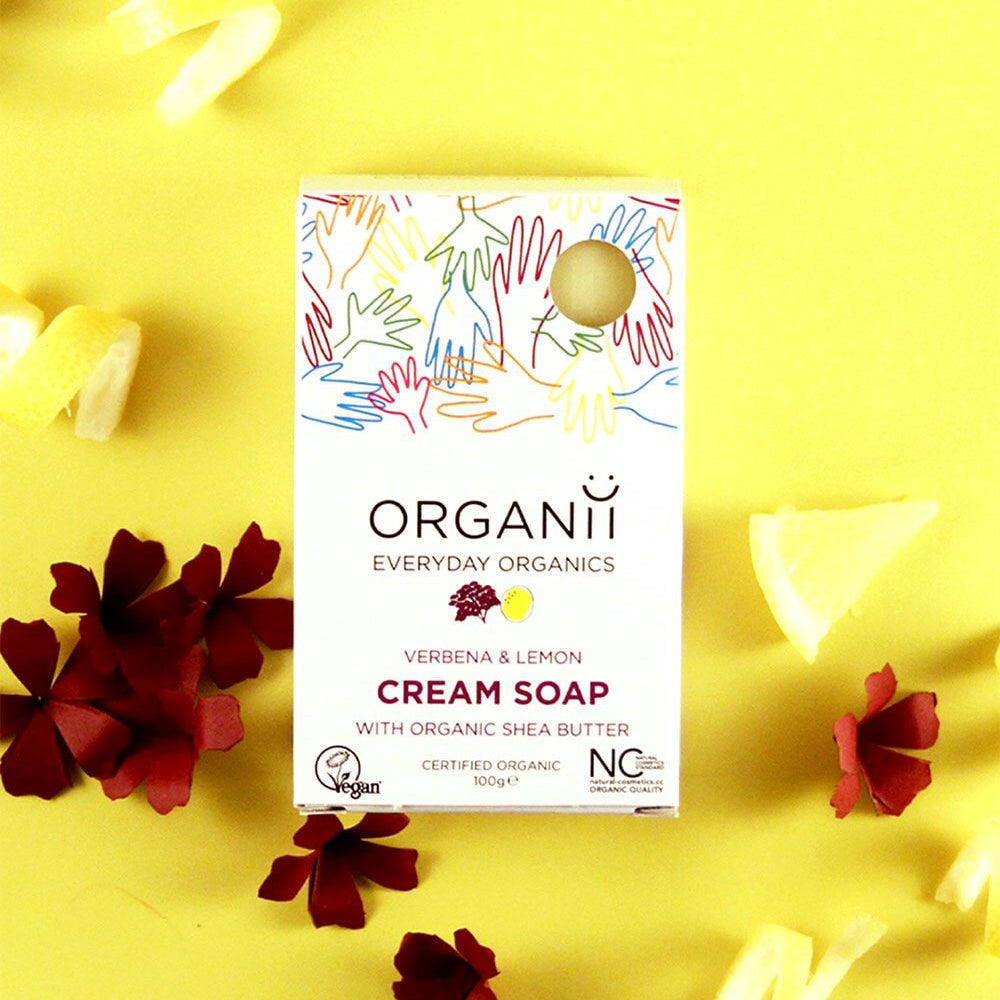 Organii Organic Verbena & Lemon Cream Soap 100g