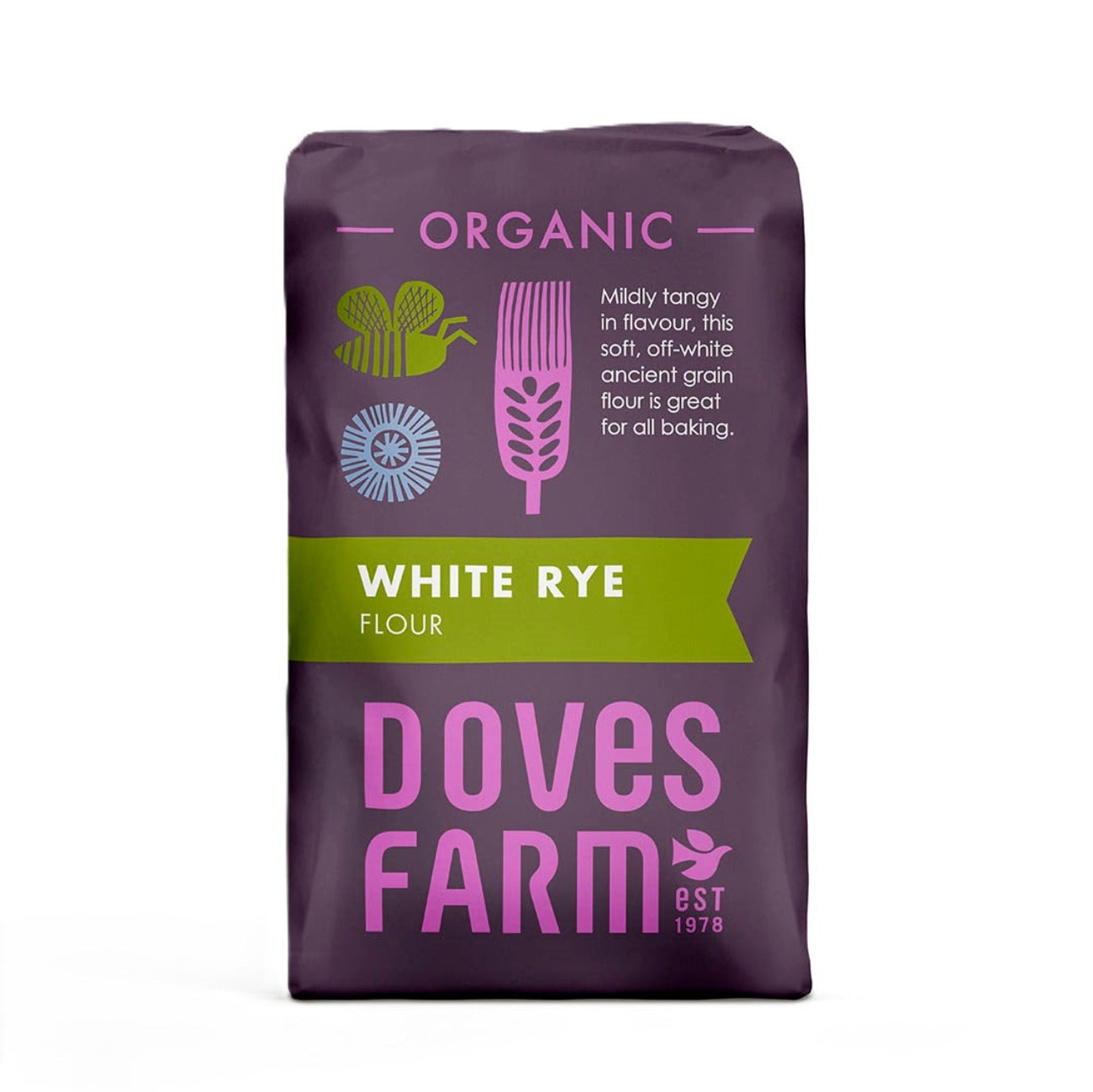 Organic White Rye Flour 1kg