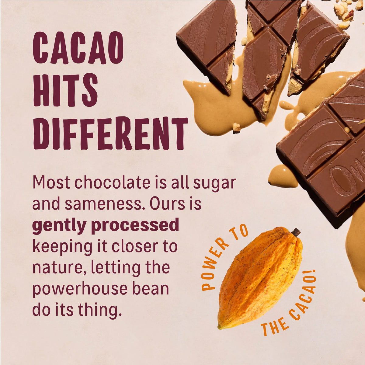  Ombar 72% Cacao Chocolate Bar 35g/70g  gently processed