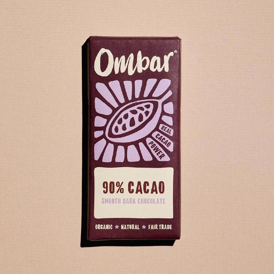 Ombar 90% Cacao Chocolate Bar 35g lifestyle image 2