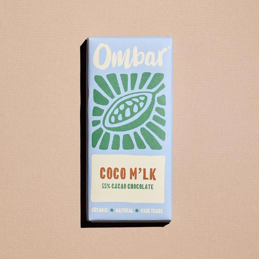Ombar Coco Milk 55% Cacao Chocolate Bar 70g lifestyle image 2