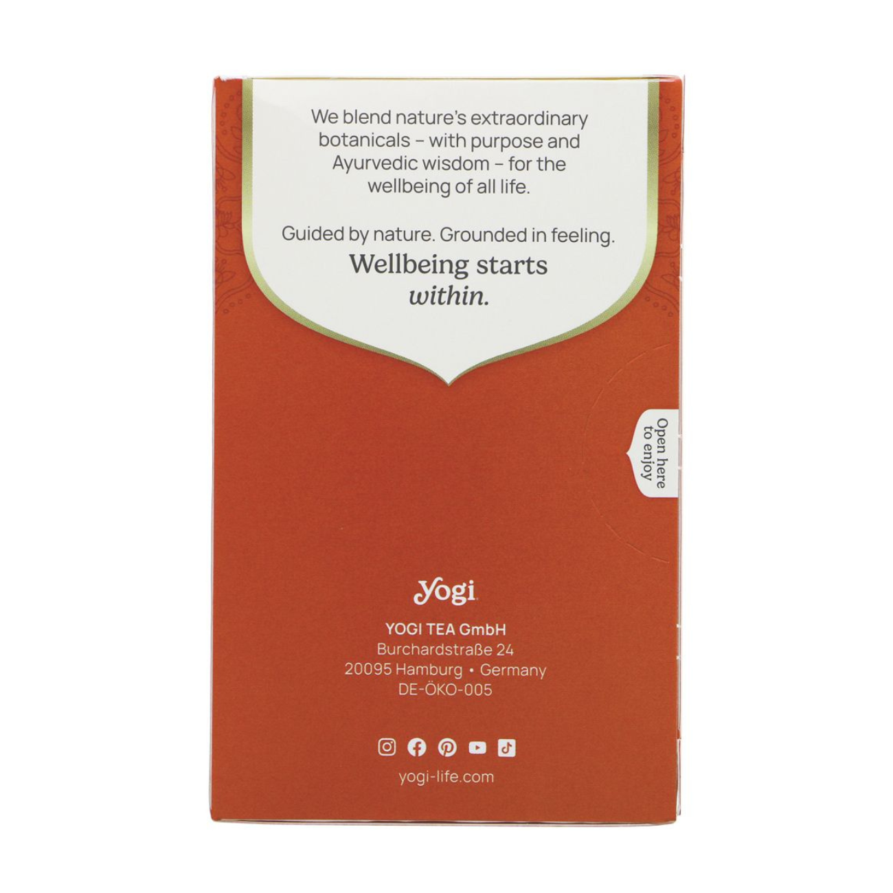 Yogi Tea Organic Liquorice Spice Tea 17 Bags side 2 packaging