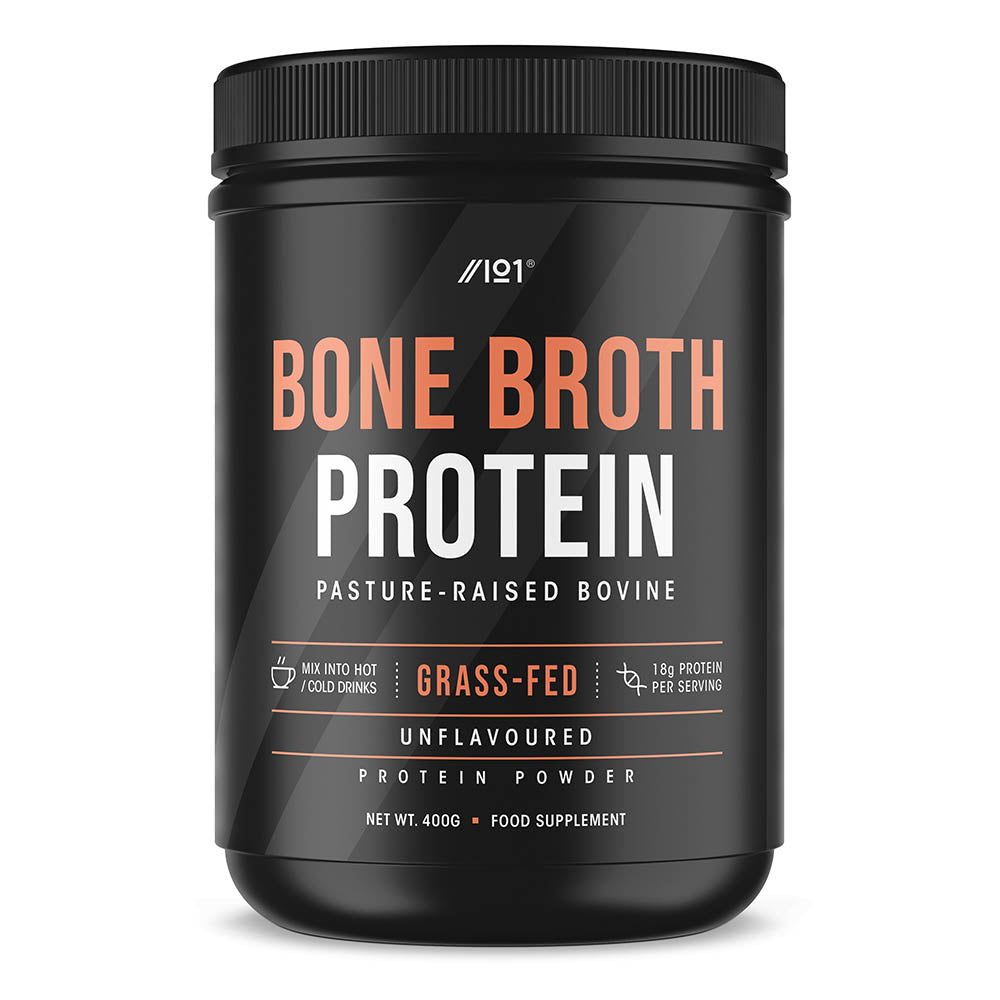 Alpha01 Bone Broth Beef Protein Powder 18g Protein 400g
