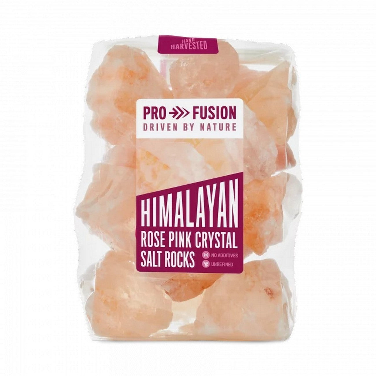 Organic Himalayan Rose Pink Salt Rocks 1000g