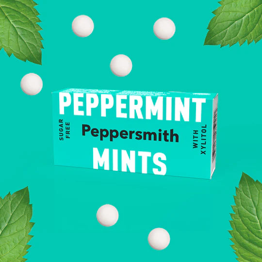 Xylitol English Peppermint Mints 15g