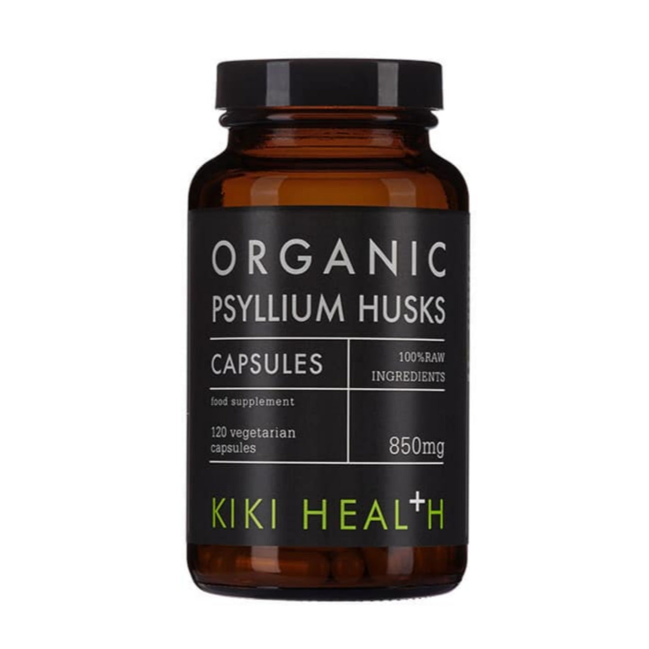 Organic Psyllium Husks 120 Vegicaps