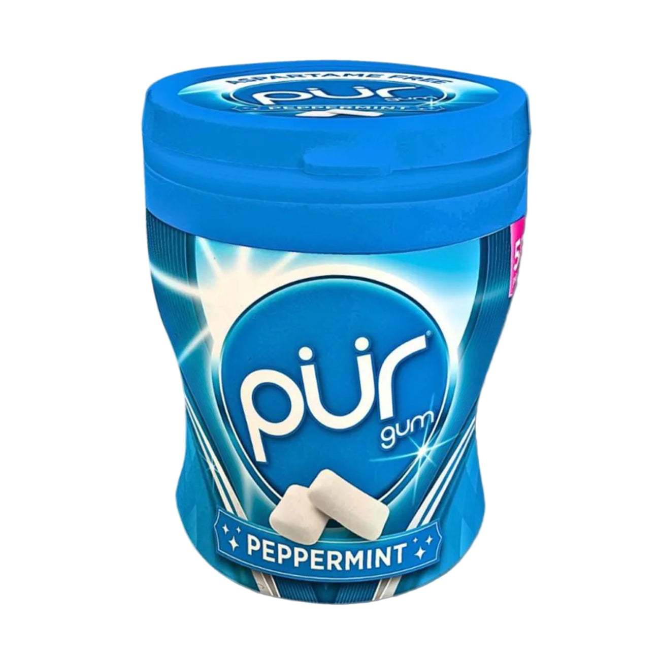 Pur Peppermint Gum Shaker Cup 70g front packaging