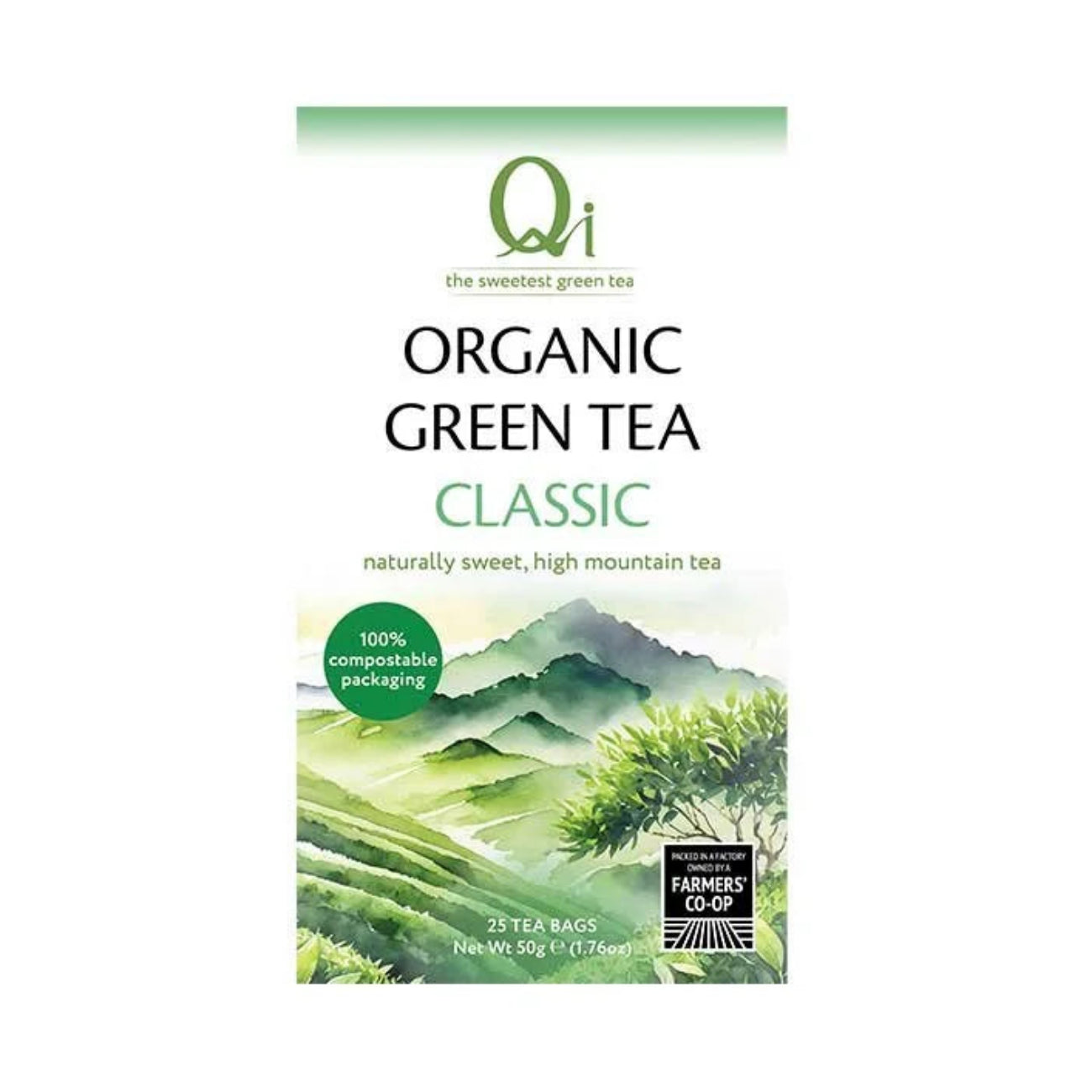 Organic Fairtrade Green Tea 25 Bags