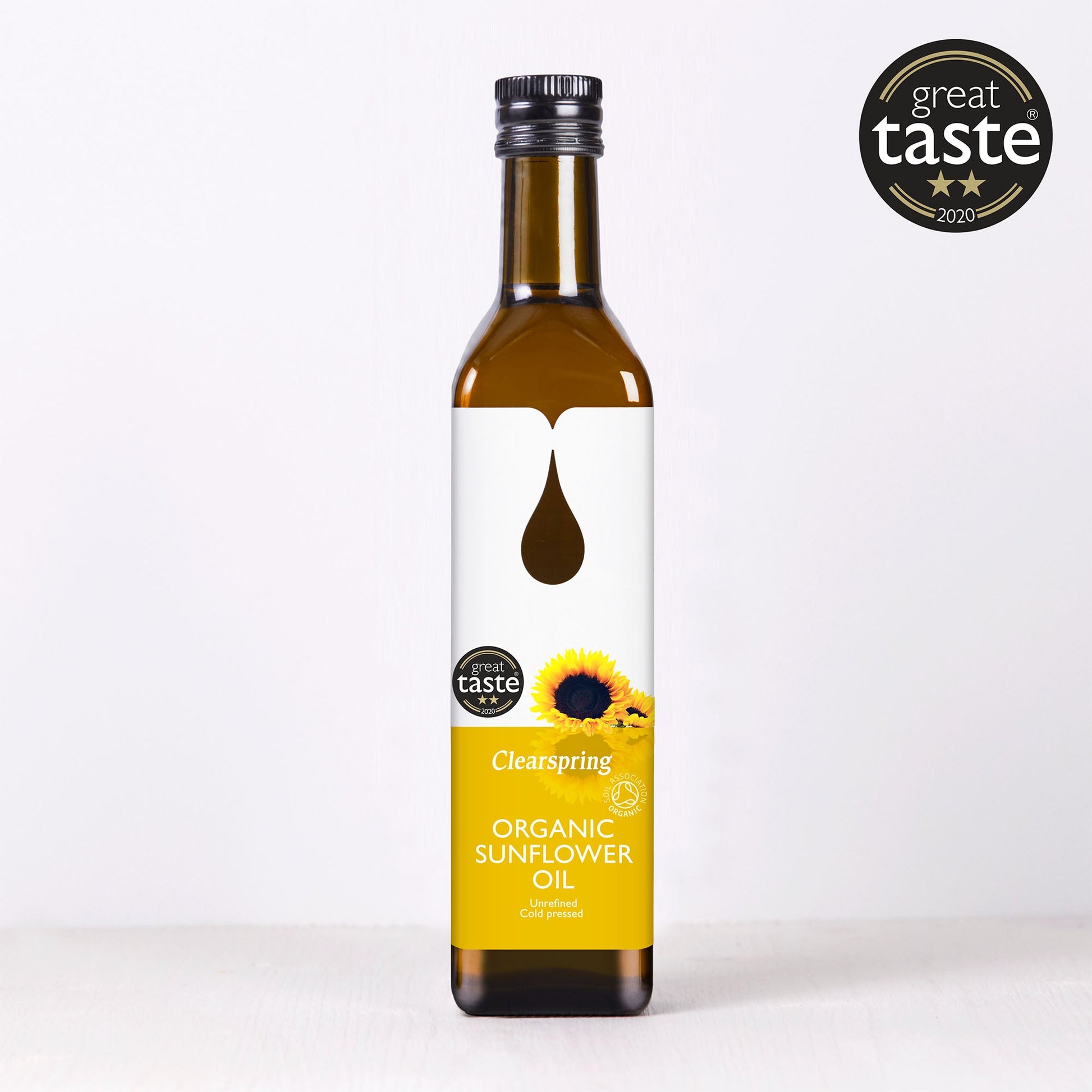 Clearspring Organic Sunflower Cold Pressed Oil 500ml