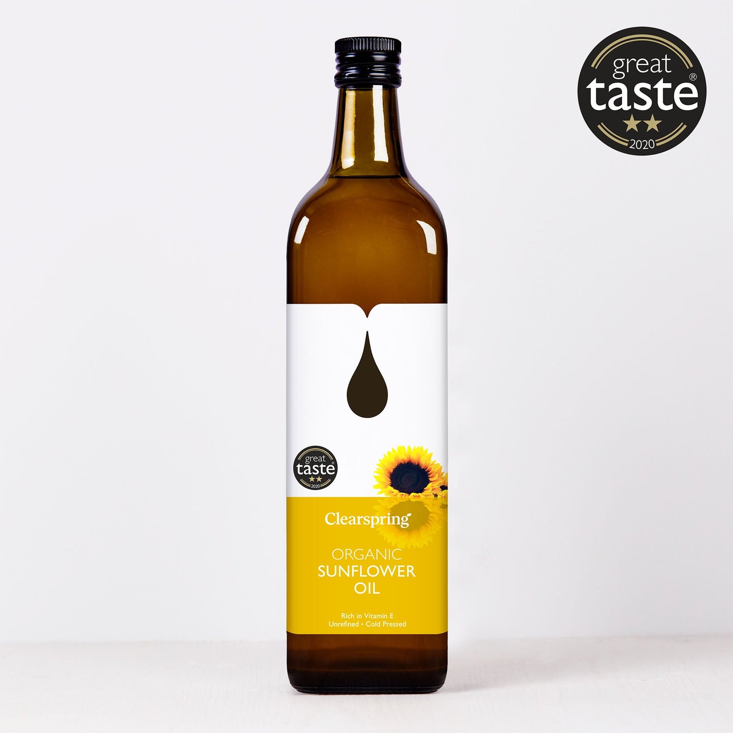 Clearspring Organic Sunflower Cold Pressed Oil 1L